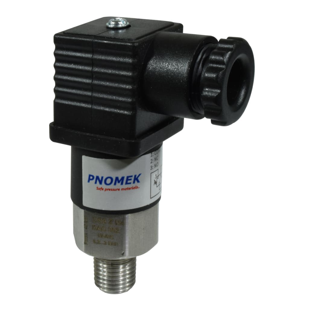 009 INT DE PRESION 1NA+1NC 5A, 2 BAR, 1/4" NPT CONEXIÓN CONECTOR DIN