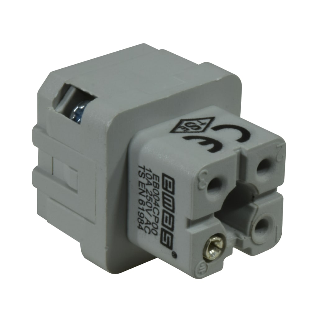 INSERTO MULTIPIN HEMBRA 4P 10A