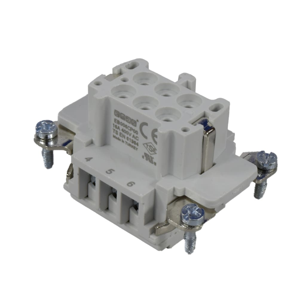 INSERTO HEMBRA 6P 16A