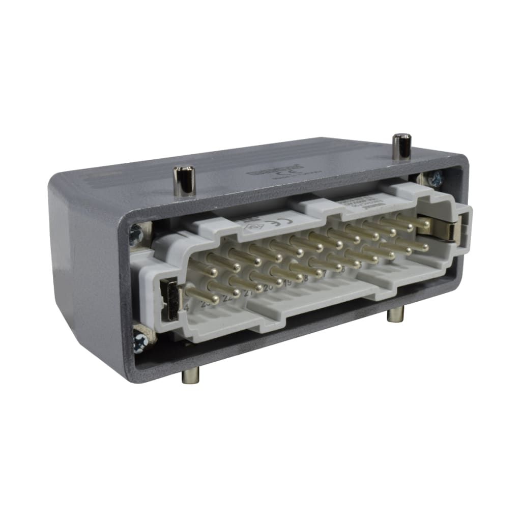 CONECTOR MULTIPIN MACHO 24P 16A ENTRADA SUPERIOR PG21