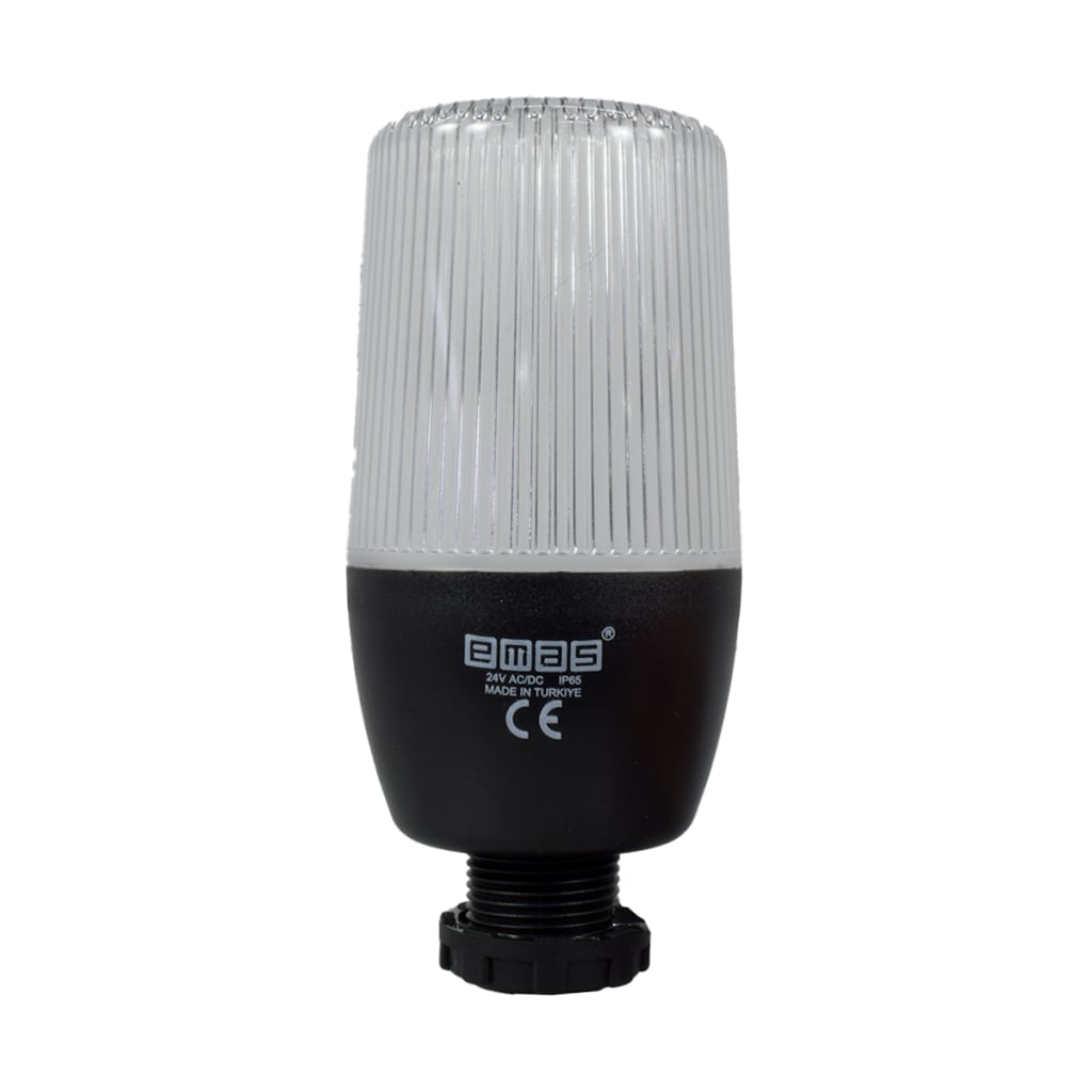 BALIZA MULTICOLOR FIJA / INTERMITENTE 55MM CON BUZZER 24VAC/DC CONEX 22MM