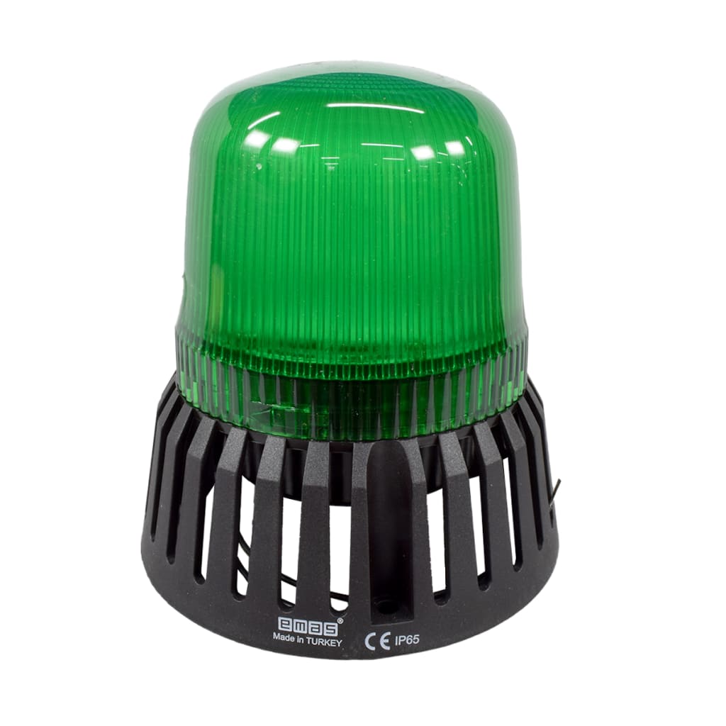 BALIZA MULTIFUNCION LED COLOR VERDE 12-24VAC/DC CON BUZZER