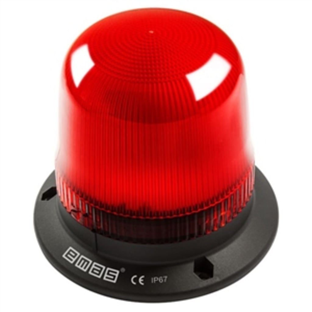 BALIZA MULTIFUNCION LED COLOR ROJO 12-24VAC/DC SIN BUZZER