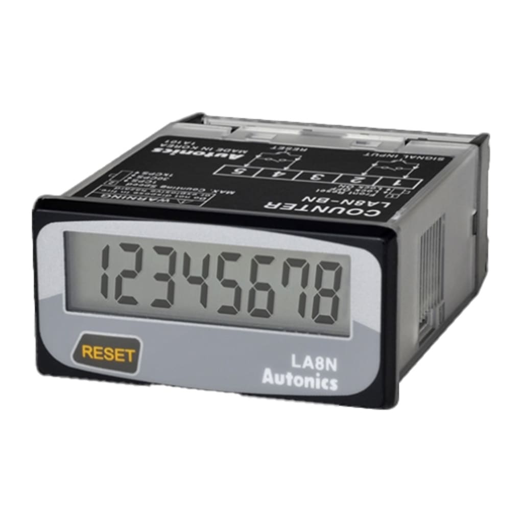 CONTADOR 8 DIG LCD CONTACTO SECO