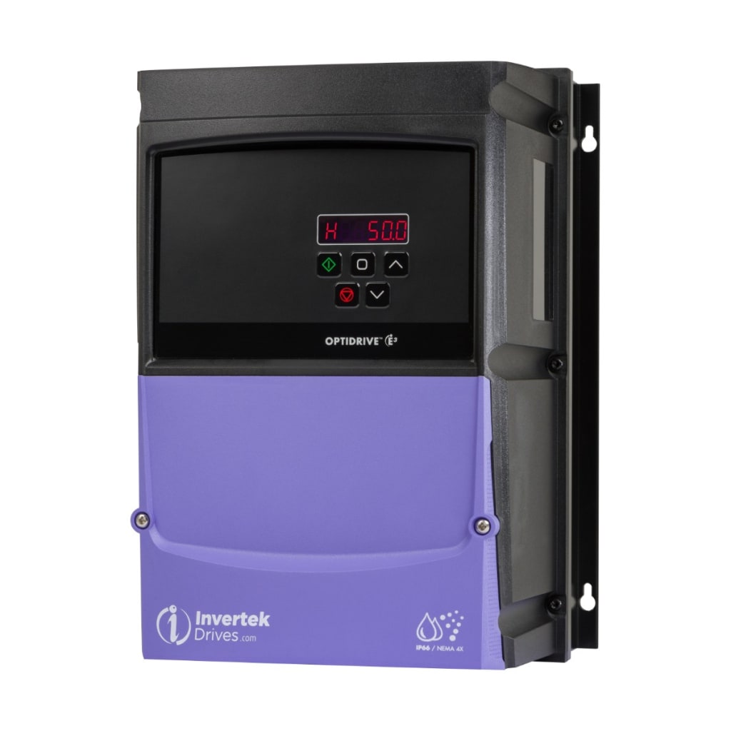 136 VARIADOR E3, TRIFASICO 440VAC, 7.5 HP, 380~480VAC, 14A, TRIFASICO, IP66, TRANSISTOR FRENO