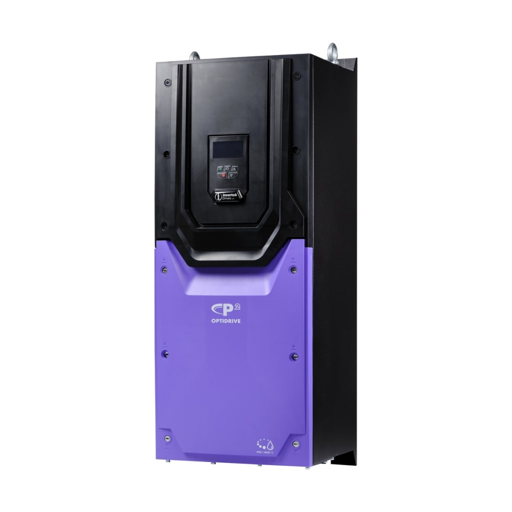 90 VARIADOR P2, TRIFASICO 440VAC, 60HP, 380-480VAC, 90A, TRIFASICO, IP55, TRANSISTOR FRENO, CON FILTRO, DISPLAY OLED