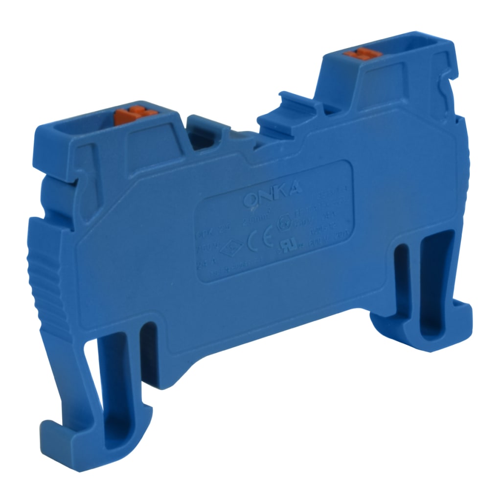 BORNERA RESOR 24A/750V 2.5mm2 AZUL X 10 UNID