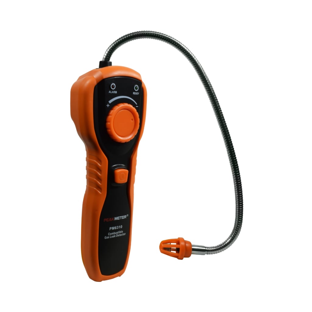 DETECTOR DE FUGAS DE GAS COMBUSTIBLE, SENSIBILIDAD AJUSTABLE. USO INDUSTRIAL Y DOMENSTICO.
