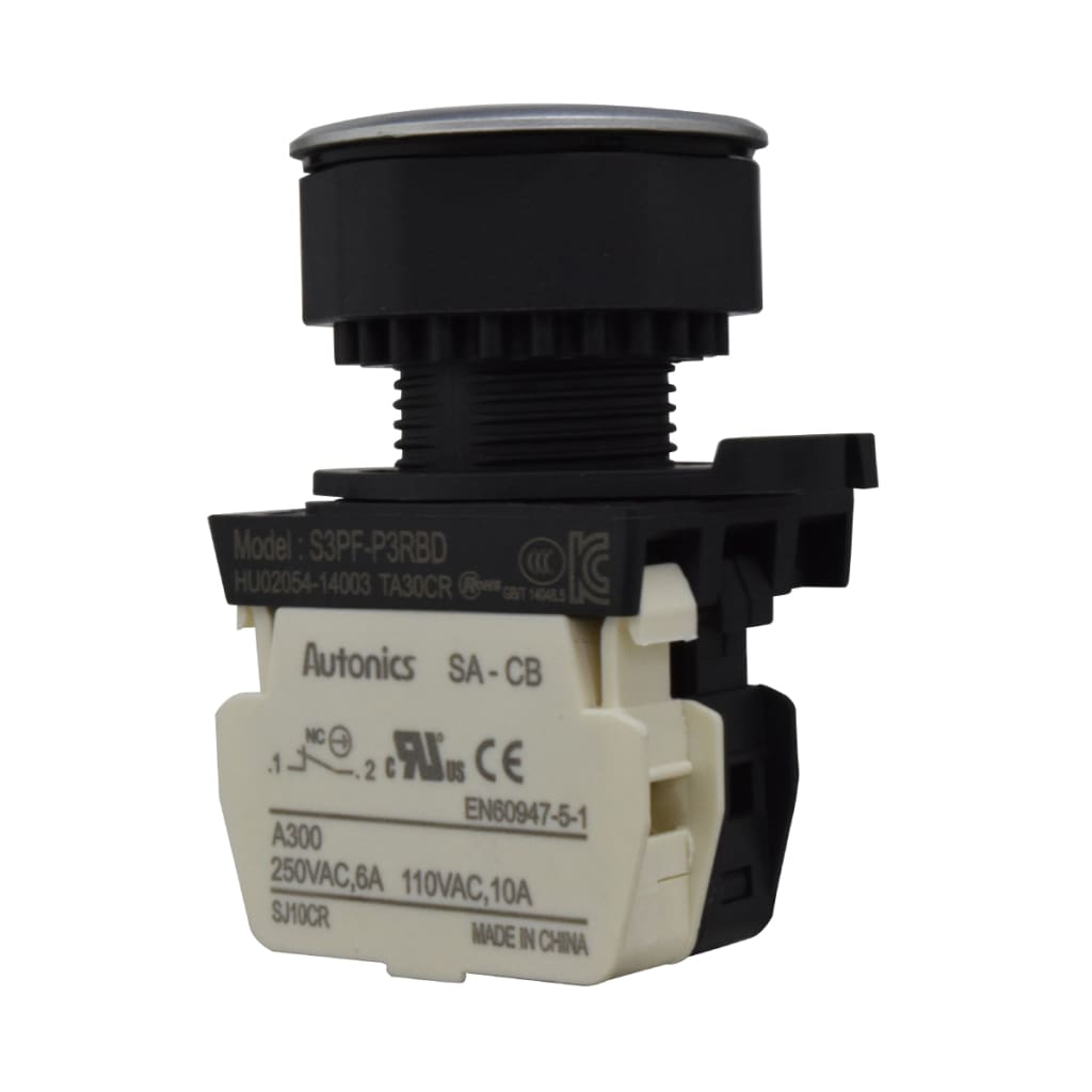 43 PULS PLAST NC + LED ROJO 12-24 VDC/AC 30mm