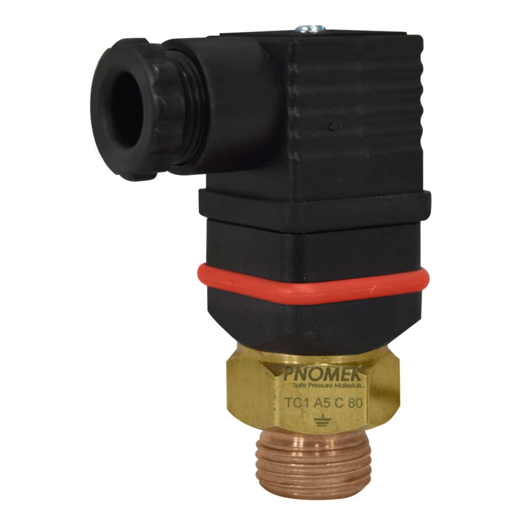 205 TERMOSTATO 80°C, NC CONECTOR DIN, 1/2G