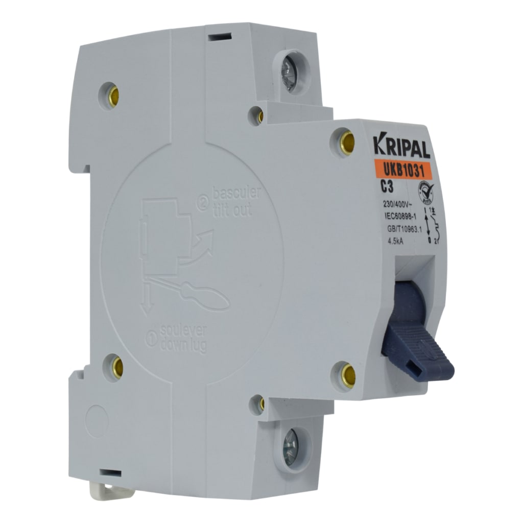 BREAKER 1x3A 230/400V 4.5KA CURVA C