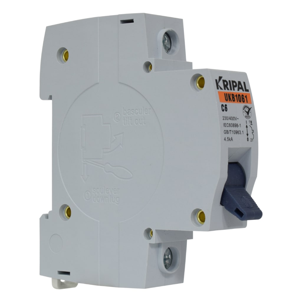BREAKER 1x6A 230/400V 4.5KA CURVA C