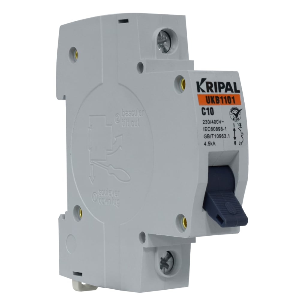 BREAKER 1x10A 230/400V 4.5KA CURVA C