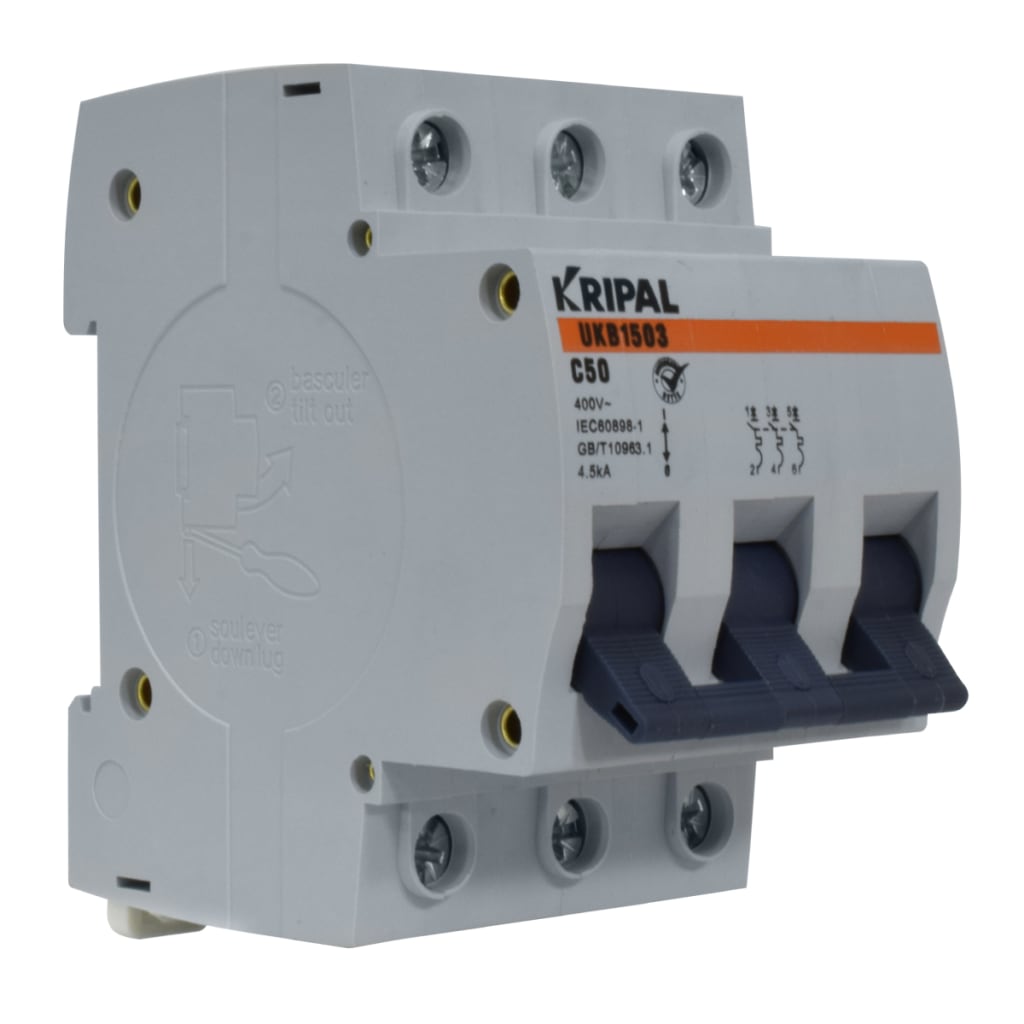 BREAKER 3x50A 230/400V 4.5KA CURVA C
