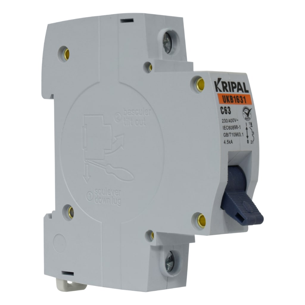 BREAKER 1x63A 230/400V 4.5KA CURVA C