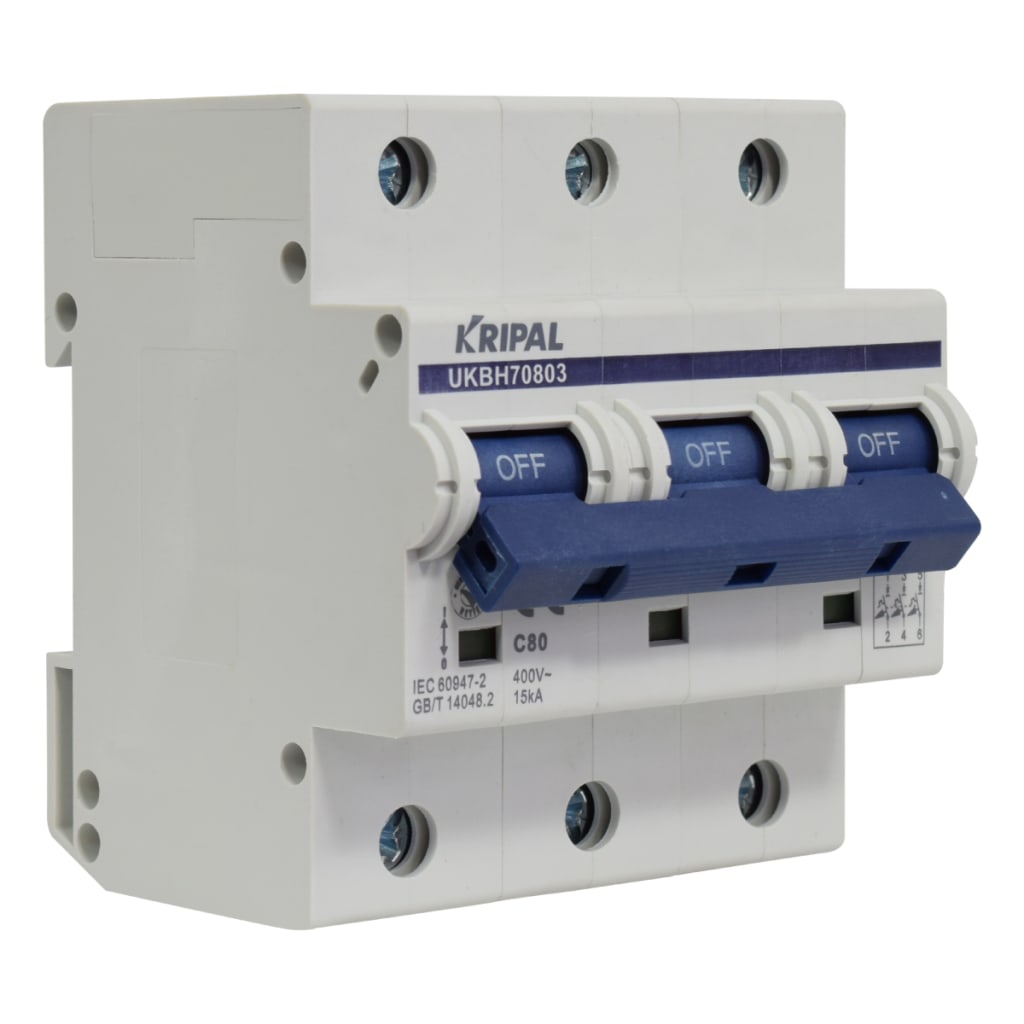 BREAKER 3x80A 400V 15KA CURVA C
