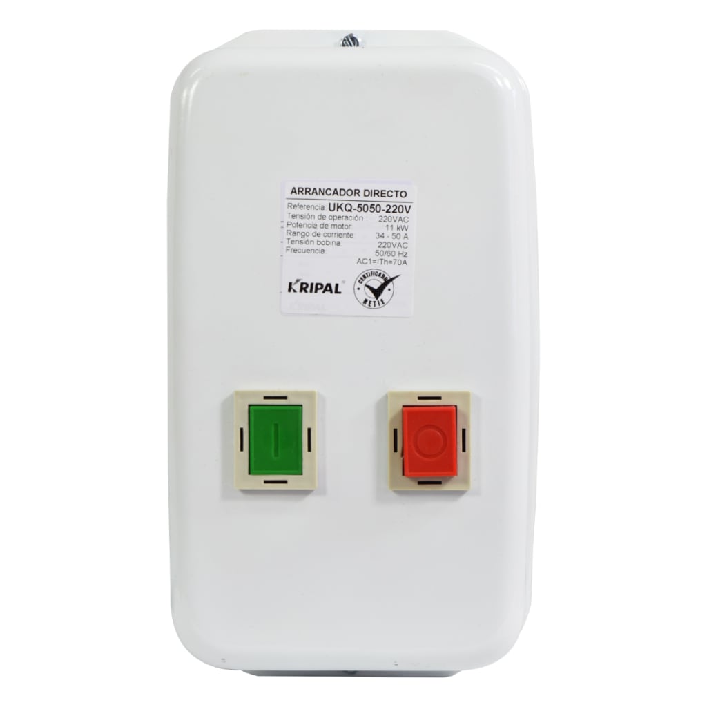 ARRANCADOR DIRECTO 34 - 50A 220V METALICO IP65