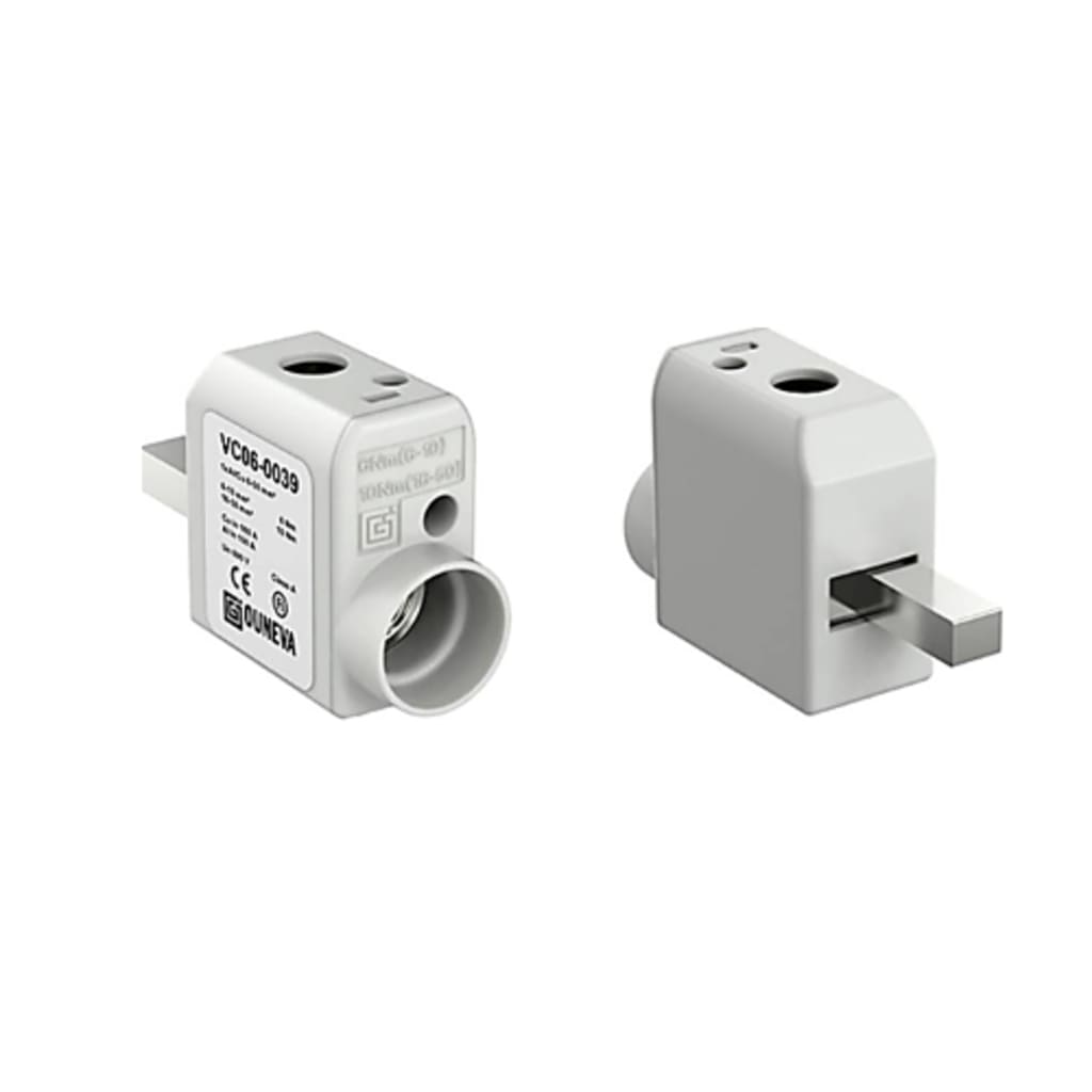 CONECTOR PARA DISPOSITIVO IZQUIERDO CON PUERTO DE MEDIDA 1XAL/CU 6-50MM2 IN 160A(CU)/100A(AL), UN 690V