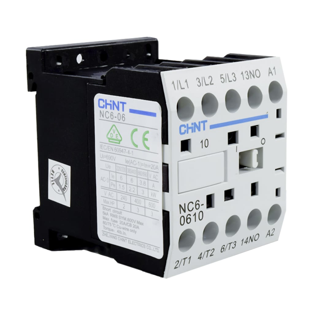 MINI CONTACTOR AUX 6A AC3 110VAC 3NO+1NO