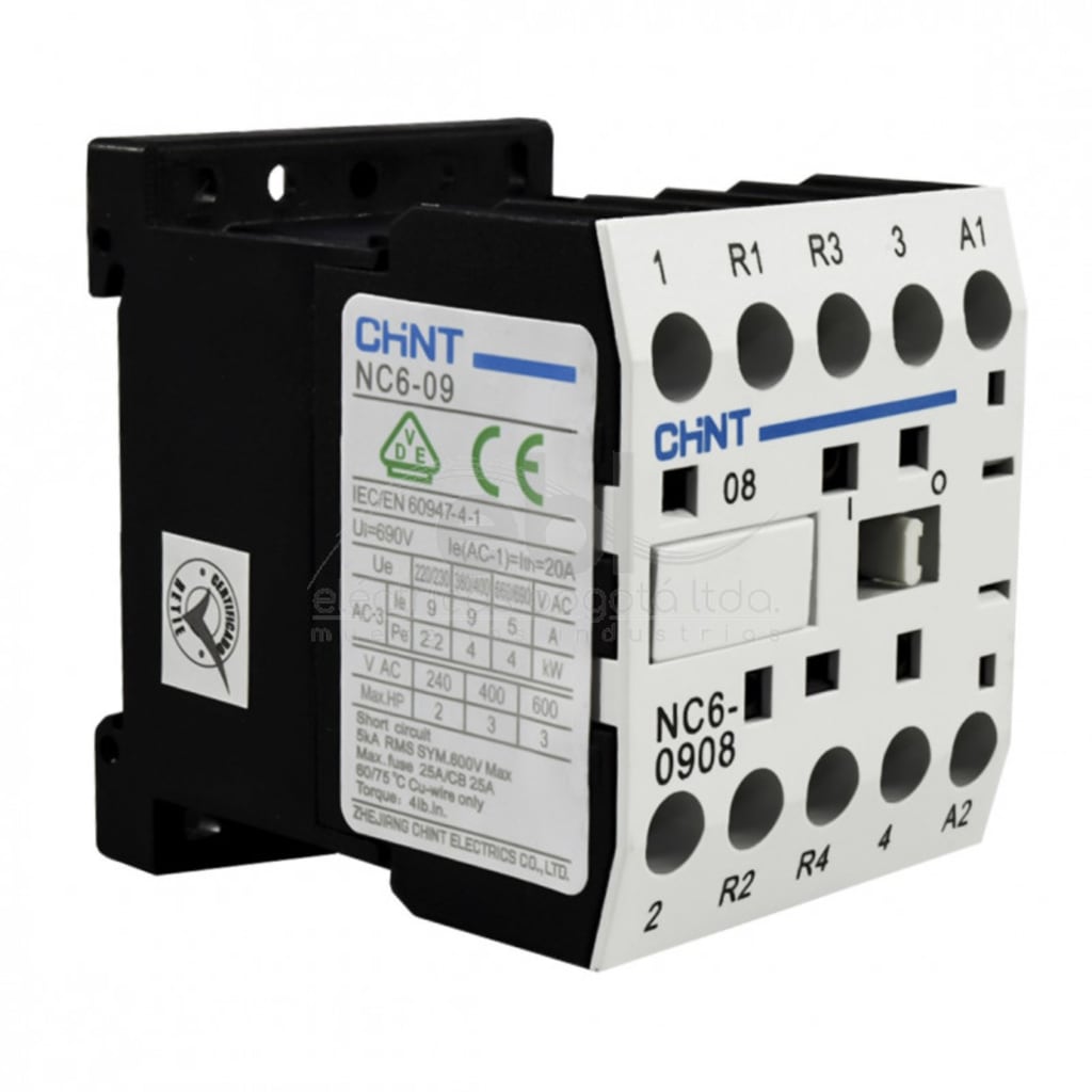 MINI CONTACTOR AUX 9A AC3 110VAC 2NO+2NC