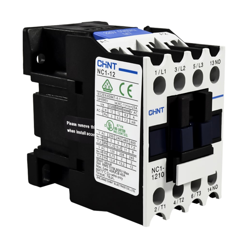 CONTACTOR 12A AC3 220VAC UL