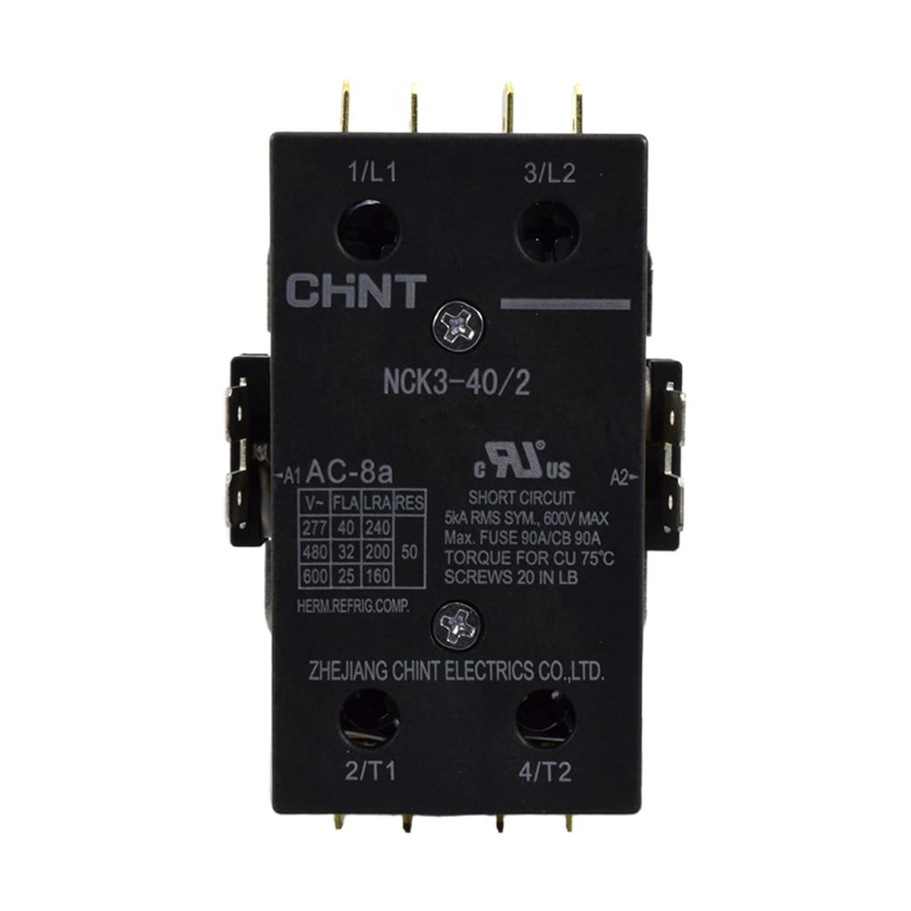 CONTACTOR A/C 2X40A 24VAC UL