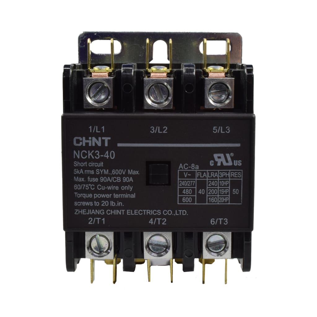 CONTACTOR A/C 3X40A 120VAC UL