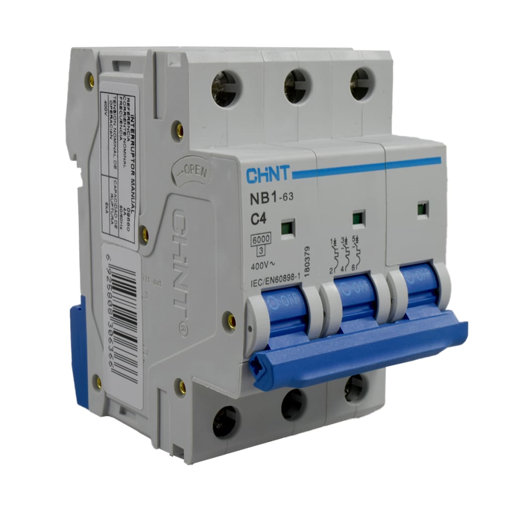 BRK 3X4A 230/400V 6KA C IEC