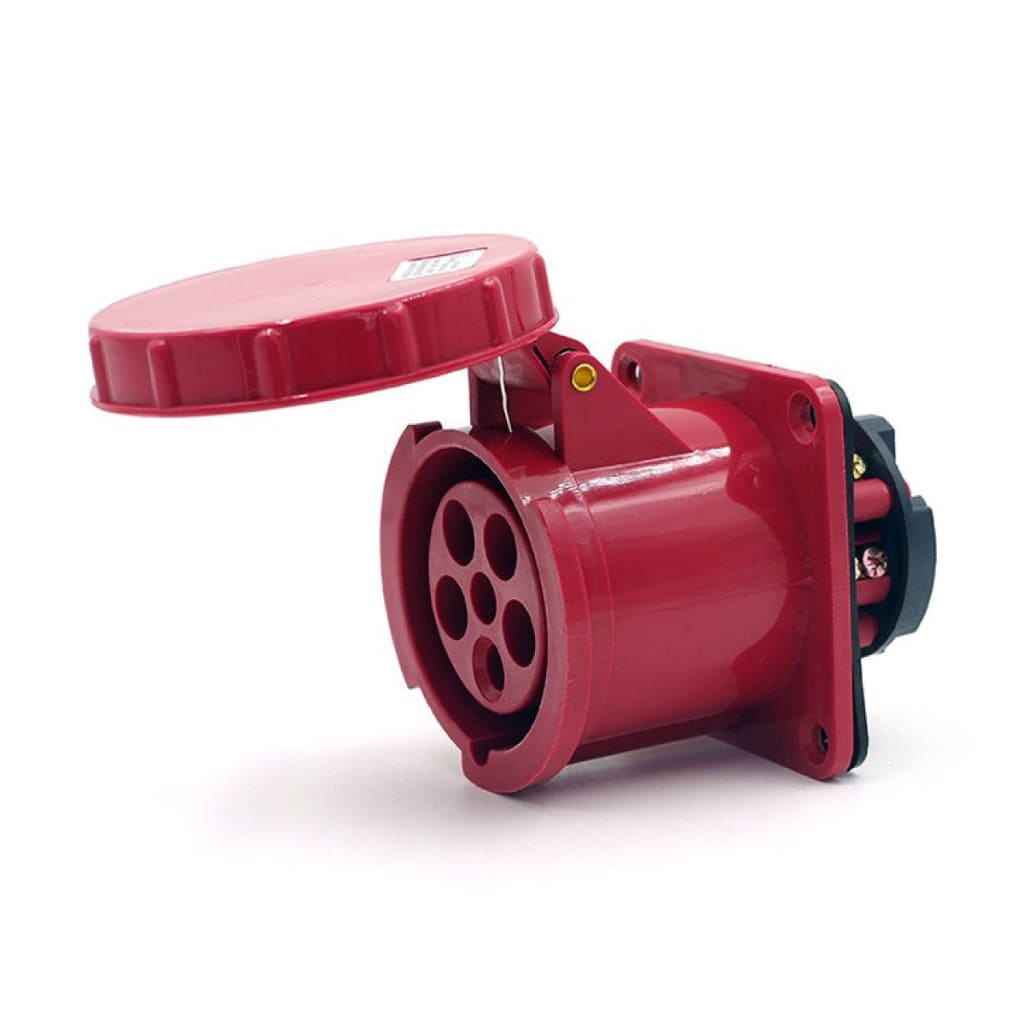 TOMA INCRUSTAR 125A 220-380/240-415VAC ROJO