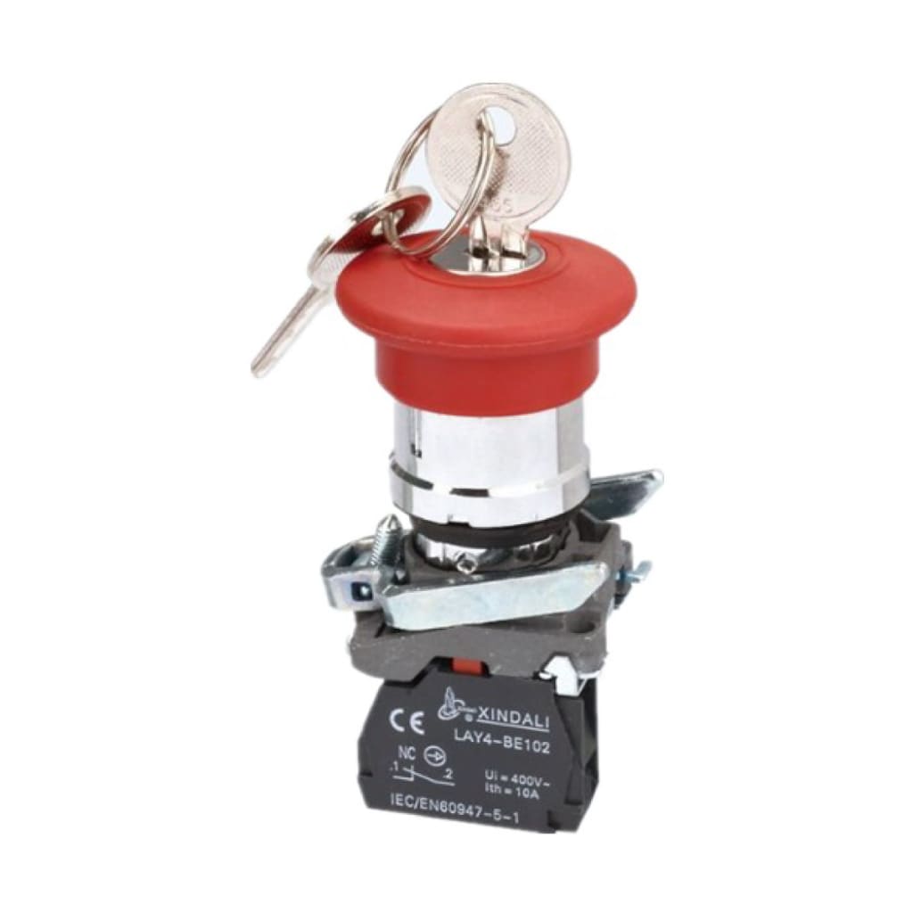 PULS EMERG HON C/LLAVE 40mm 22mm
