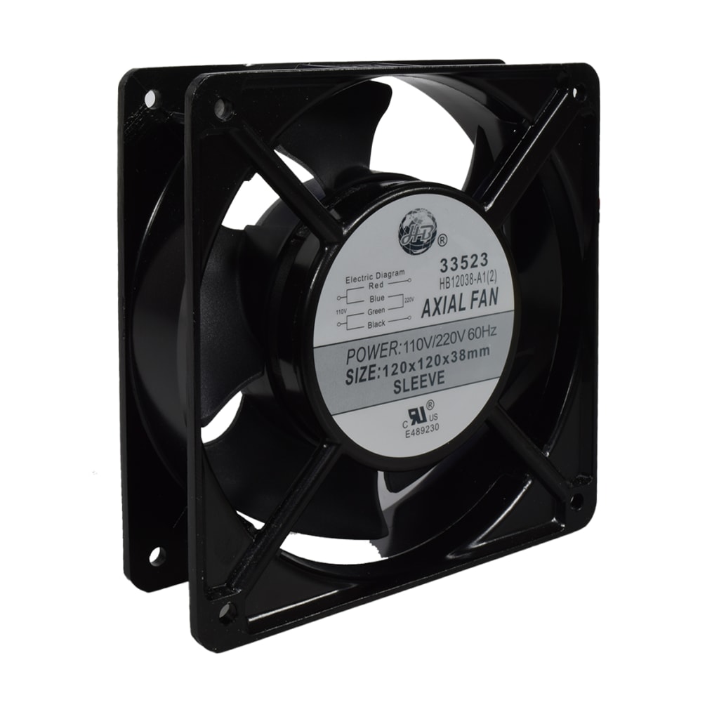 VENT BUJE 120x120x38mm DUAL 110/220VAC
