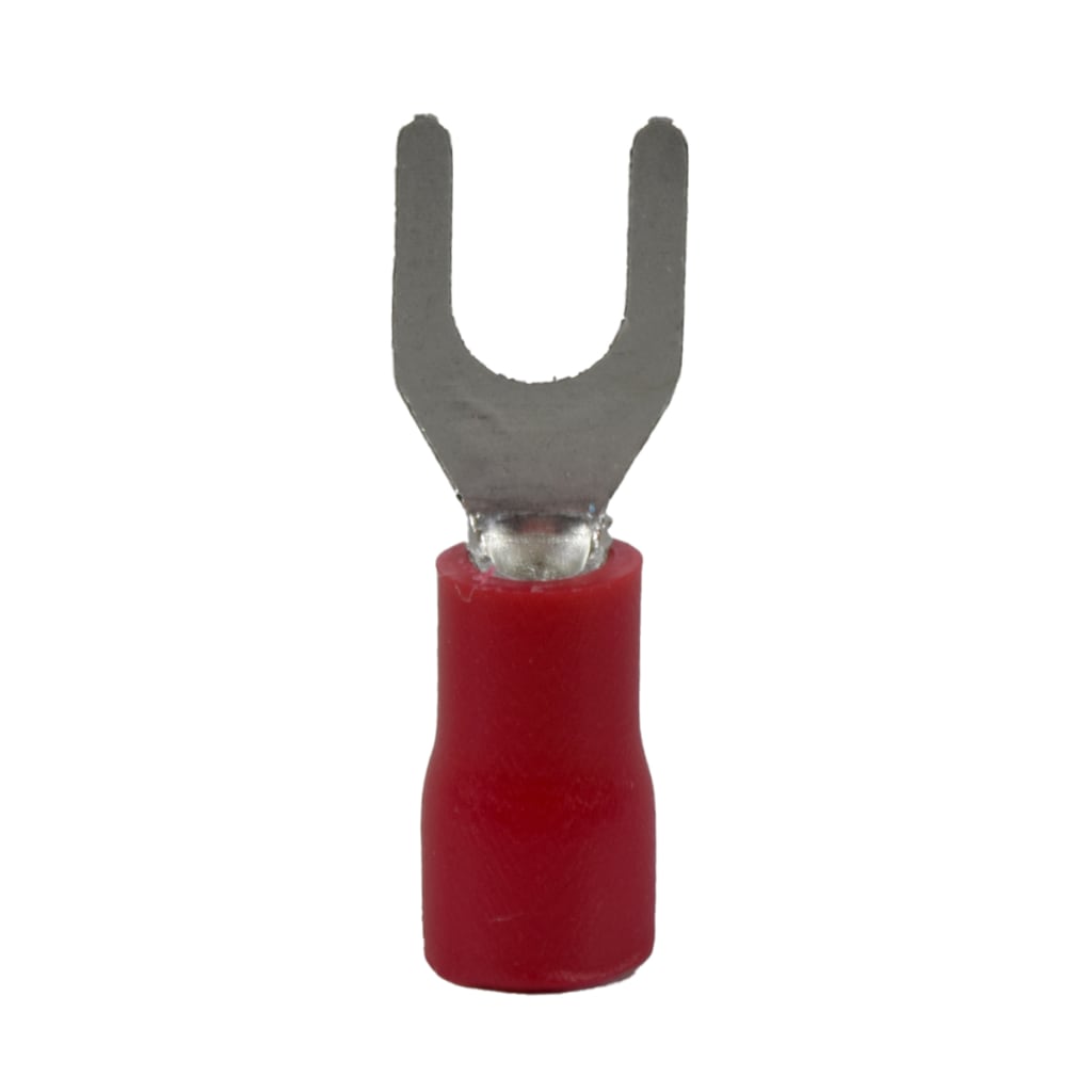 TERMINAL U ROJA 4.3mm 16-22AW6 X 1 PQTE DE 100 UNID