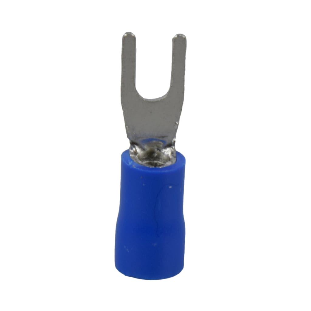 TERMINAL U AZUL 3.2mm 14-16AW6 X 1 PQTE DE 100 UND