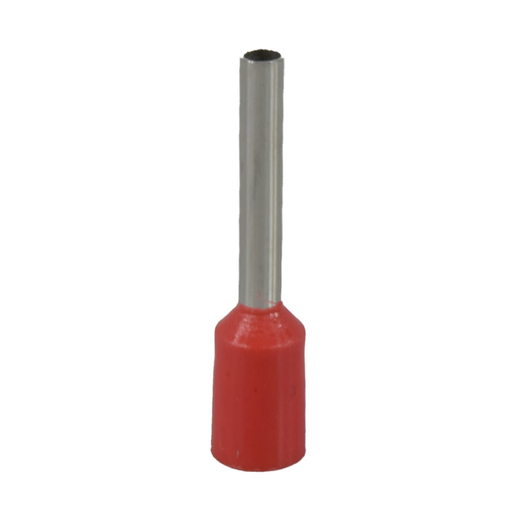 TERMINAL PIN HUECO ROJO 16AW6 X 1 PQTE DE 100 UNID