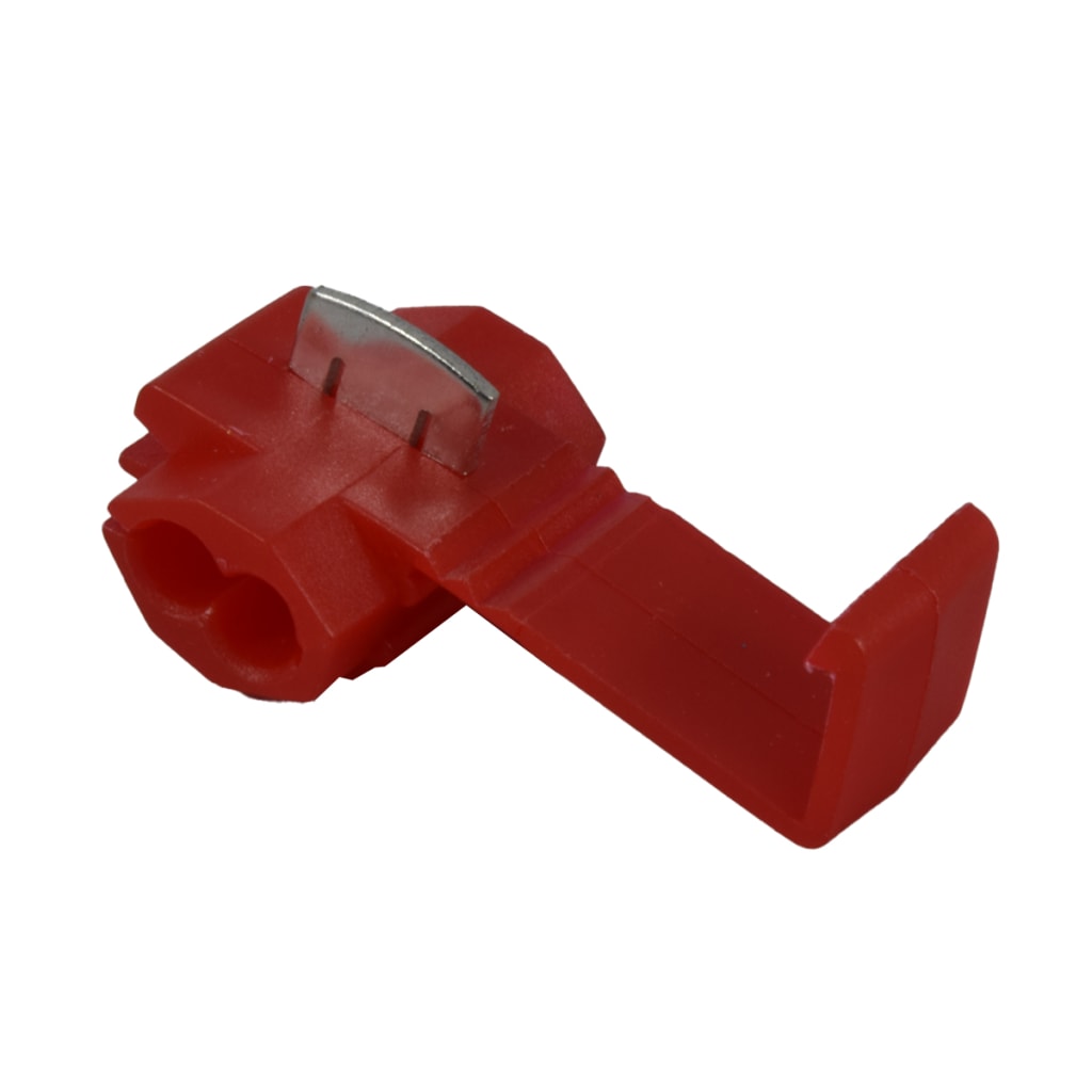 CONECTOR RAPIDO ROJO 18-22AW6 X 1 PQTE DE 100 UNID