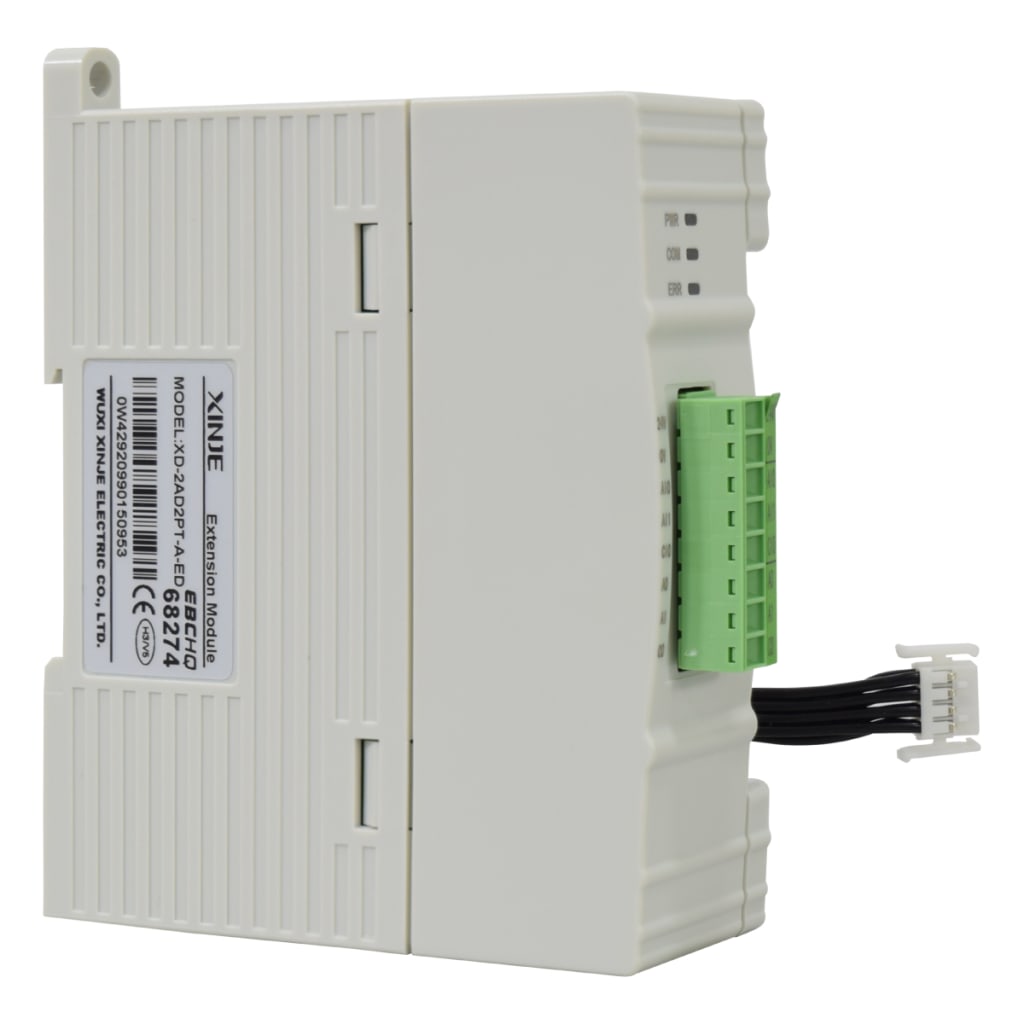 EXPANSION LATERAL 2 ENTRADAS ANALOGAS PT-100, 2 ENTRADA 10 BITS, CORRIENTE