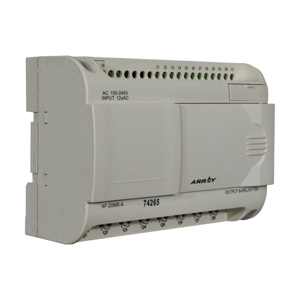 MINI PLC AC 12 IN / 8Q + LCD