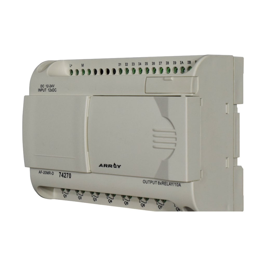 MINI-PLC DC 12 IN / 8Q + LCD