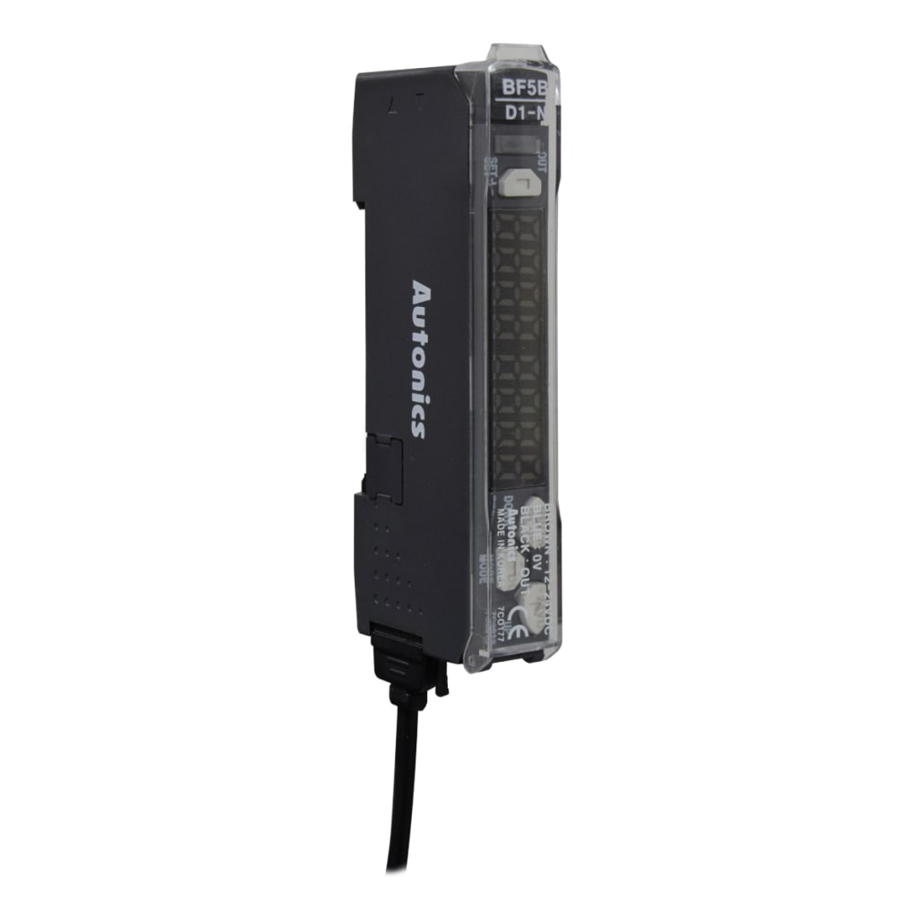 AMPLIFICADOR DE FIBRA OPTICA LUZ AZUL, DOBLE DISPLAY, SALIDA NPN
