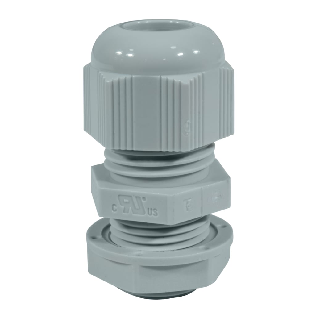 PRENSACABLE 3/8" NPT NYLON C/TUERCA X 50 UNID