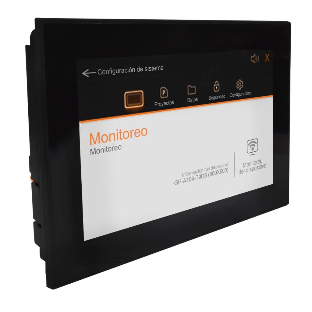 PANTALLA TACTIL HMI 7",DOS PUERTOS SERIALES RS-232/RS-422, ALIMENTACION 24VDC.