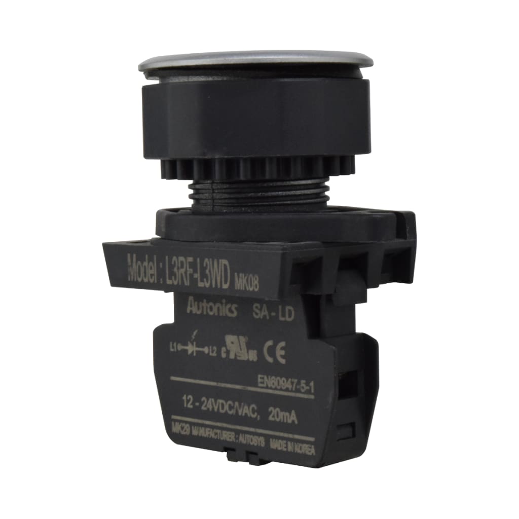 07 LAMP LED BLANCA 30mm 12-24VDC/AC PLAST PLAN