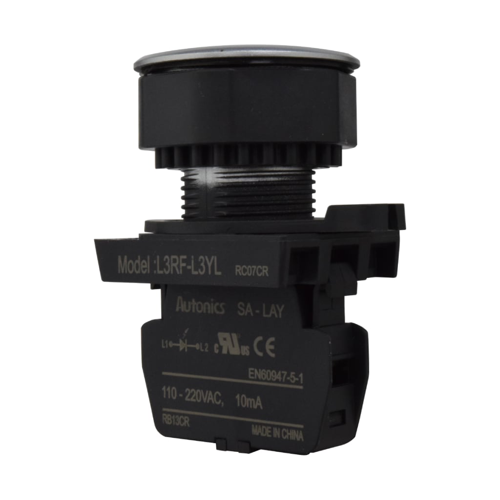 10 LAMP LED AMA 30mm 110-220 VAC PLAST PLAN