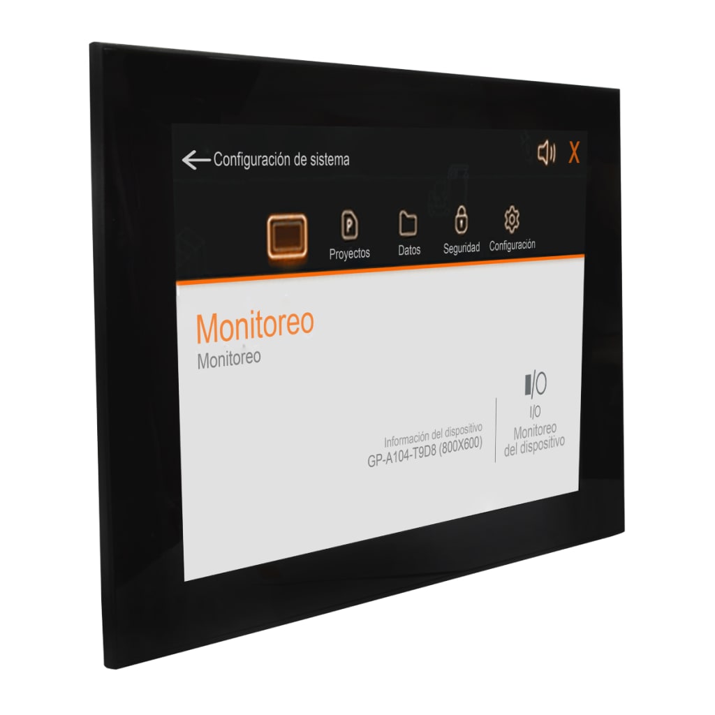 PANEL LOGICO 10,4" TACTIL, 32 ENTRADAS, 32 SALIDAS, ALIMENTACION 24 VDC.