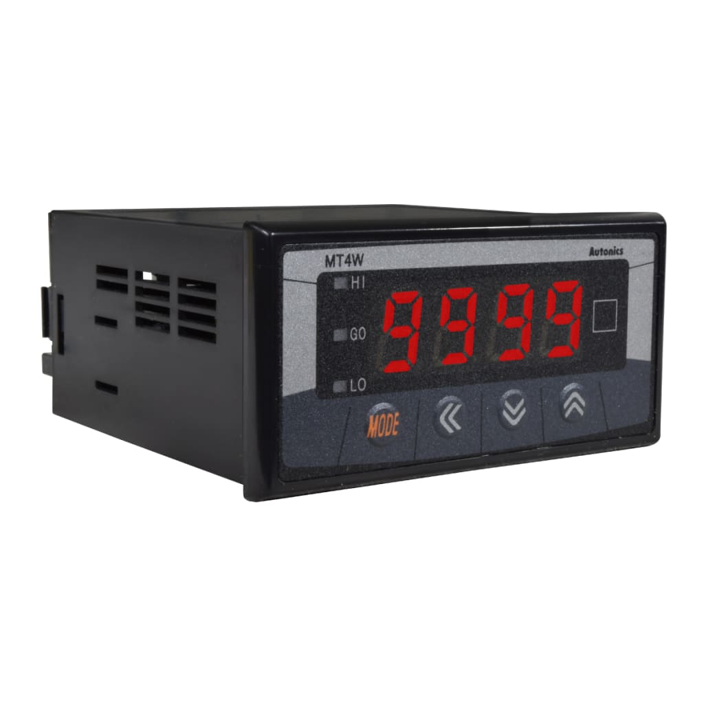 AMPERIMETRO 4DIG 0-5A DC ESC NPN OC + 4-20mA 48X96