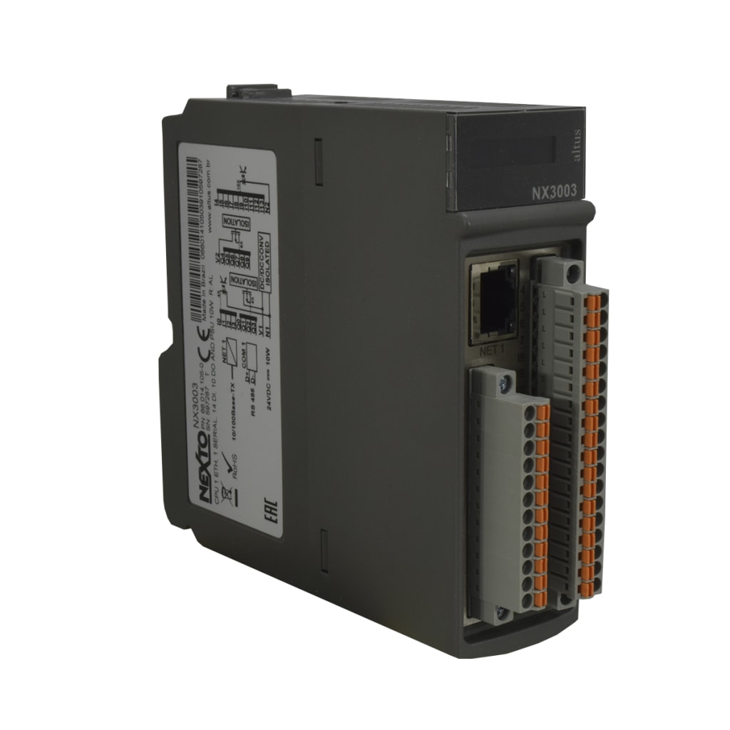 CPU PLC, 1 ETHERNET, 1 SERIAL, INTEGRATED. POWER, 14 ENTRADAS 10 SALIDAS.