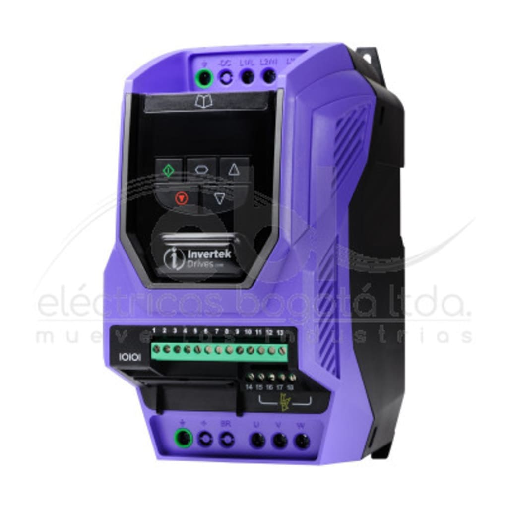 120 VARIADOR P2 1HP TRIFASICO 200~240V 4.3A IP20 CON FILTRO