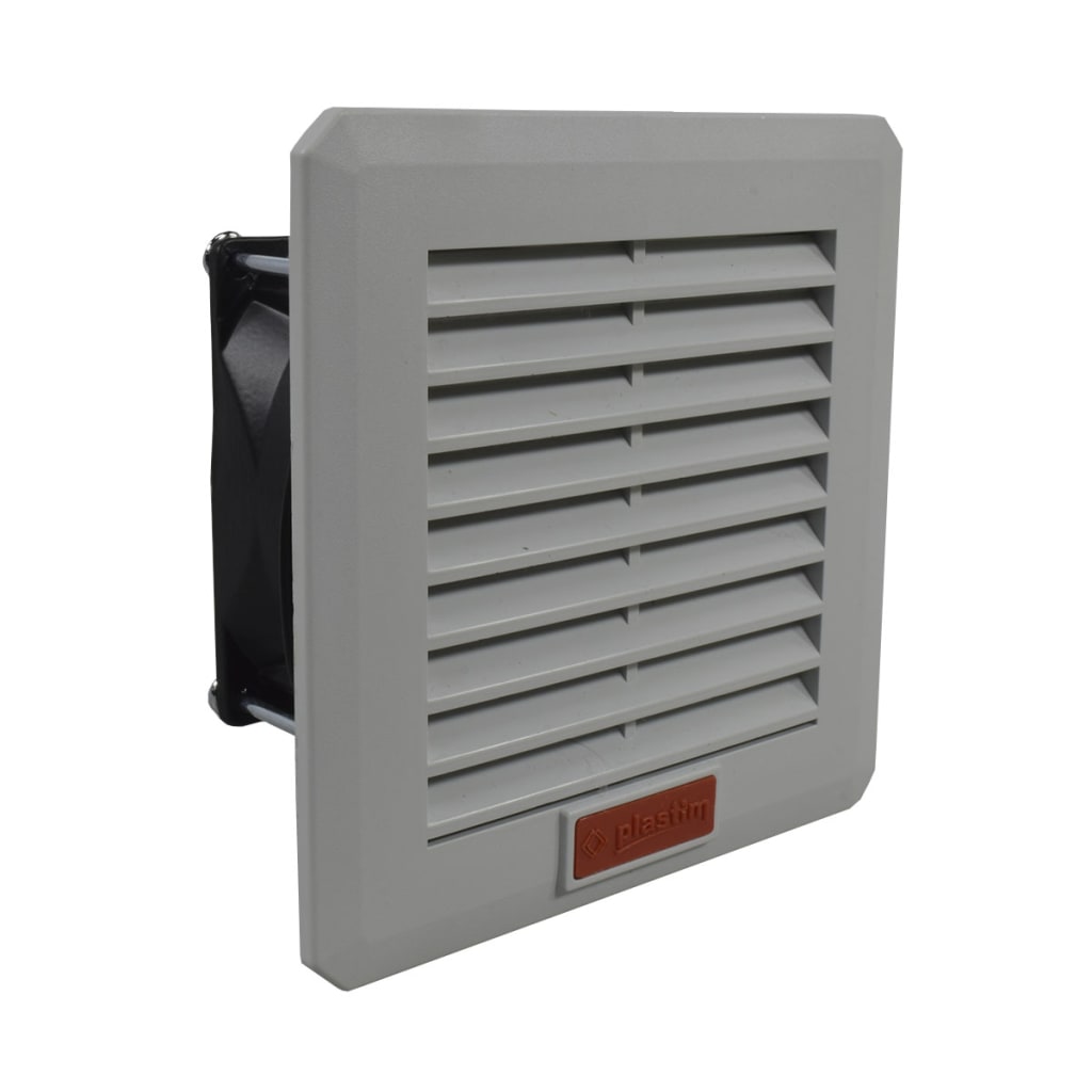 VENTILADOR CON FILTRO, 120X120X58.5MM, IP54, TEMP -10 +70°C, 230VAC, 14W, FLUJO 30M3/H