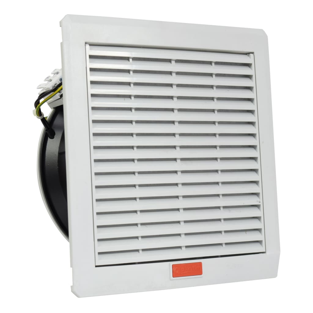 VENTILADOR CON FILTRO, 210X210X92MM, IP54, TEMP -10 +70°C, 230VAC, 37W, FLUJO 175M3/H