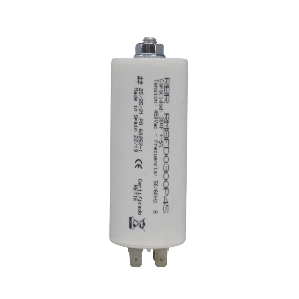 CONDENSAD MARCHA 30uF 400-450VAC 50/60HZ CE ESPAÑA X 5 UNID